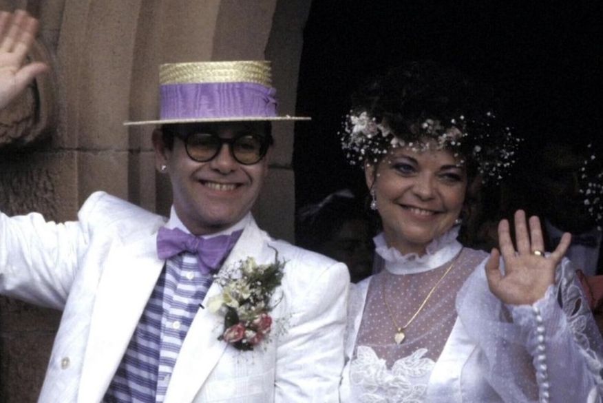 Elton John e Renate Blauel