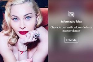 Madonna compartilha vídeo em defesa da cloroquina e Instagram censura postagem