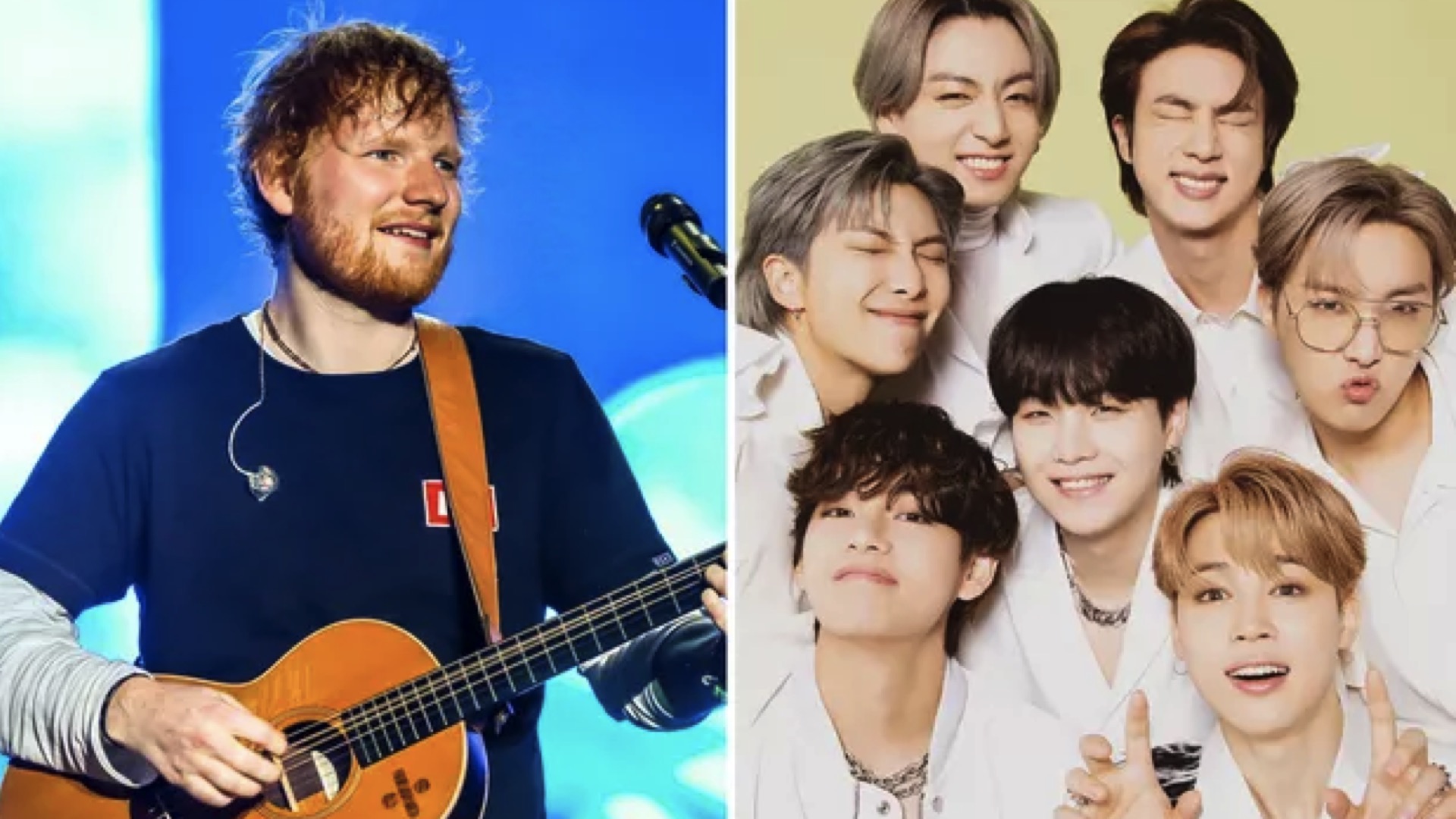 Ed Sheeran confirma que irá participar de música do BTS